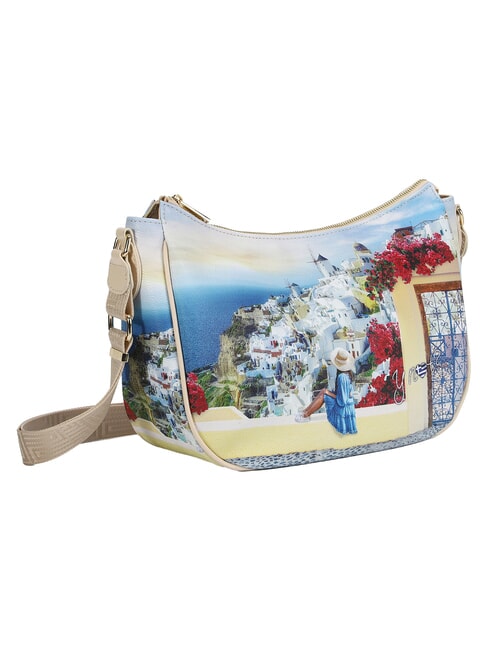 YESBAG Sac bandouli&egrave;re Hobo &eacute;t&eacute; grec - Sacs pour Femme