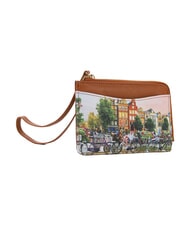 YNOT YESBAG Porte-cartes zipp&eacute; avec bracelet rivi&egrave;re des fleurs - Portefeuilles Femme - 2