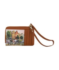 YNOT YESBAG Porte-cartes zipp&eacute; avec bracelet rivi&egrave;re des fleurs - Portefeuilles Femme - 3