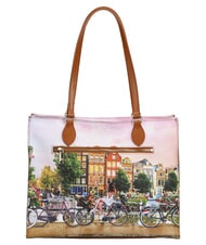 YNOT YESBAG sac de courses, sac bandouli&egrave;re rivi&egrave;re des fleurs - Sacs pour Femme - 3