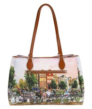 YNOT YESBAG sac de courses, sac bandouli&egrave;re rivi&egrave;re des fleurs - Sacs pour Femme - 3