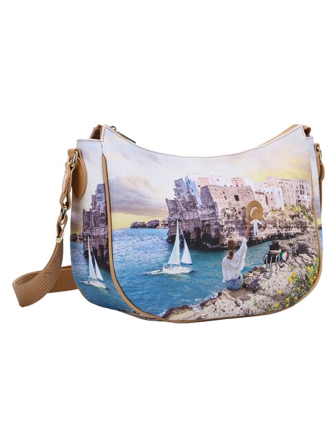 YESBAG Sac bandouli&egrave;re Hobo C&ocirc;te de Polignano - Sacs pour Femme