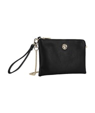 YNOT HAPPY Pochette avec bandouli&egrave;re et dragonne noir - Sacs pour Femme - 2