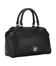 YNOT HAPPY Sac &agrave; main &agrave; double poign&eacute;e noir - Sacs pour Femme - 2