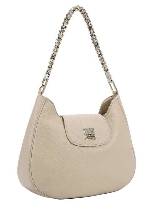 RACHEL Sac bandouli&egrave;re Hobo, avec rabat cr&egrave;me - Sacs pour Femme