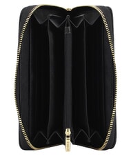 YNOT FANTASY Grand portefeuille zipp&eacute; noir - Portefeuilles Femme - 2