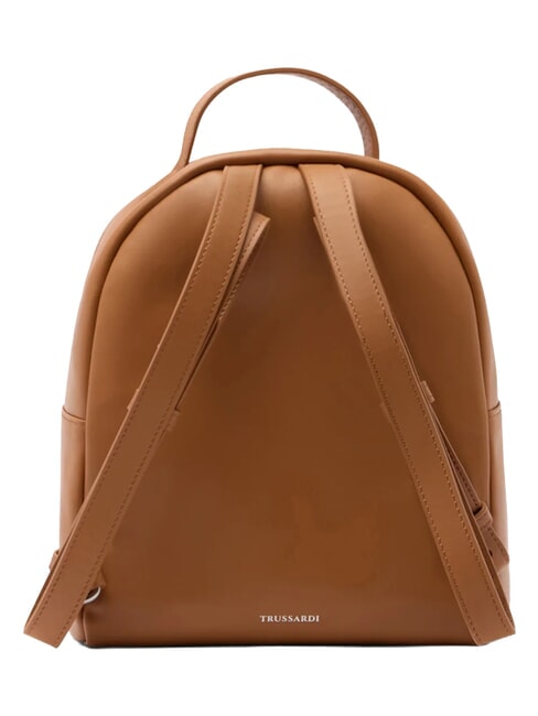SOCIETY Sac &agrave; dos en cuir nouveau brandy - Sacs pour Femme