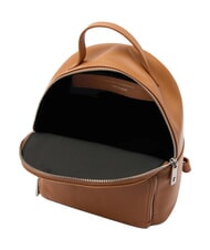TRUSSARDI SOCIETY Sac &agrave; dos en cuir nouveau brandy - Sacs pour Femme - 3