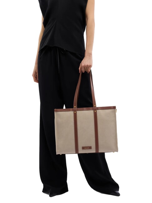 ELBA sac bandouli&egrave;re toile+marque - Sacs pour Femme