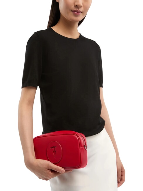 SOCIETY Mini sac bandouli&egrave;re rouge - Sacs pour Femme