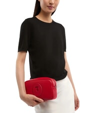 TRUSSARDI SOCIETY Mini sac bandouli&egrave;re rouge - Sacs pour Femme - 2