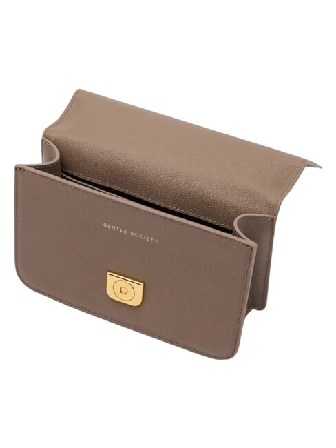 CAMEO Mini sac bandouli&egrave;re en cuir taupe du d&eacute;sert - Sacs pour Femme