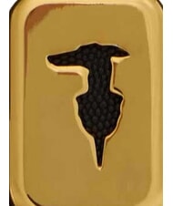 TRUSSARDI CAMEO Mini sac bandouli&egrave;re en cuir noir - Sacs pour Femme - 3