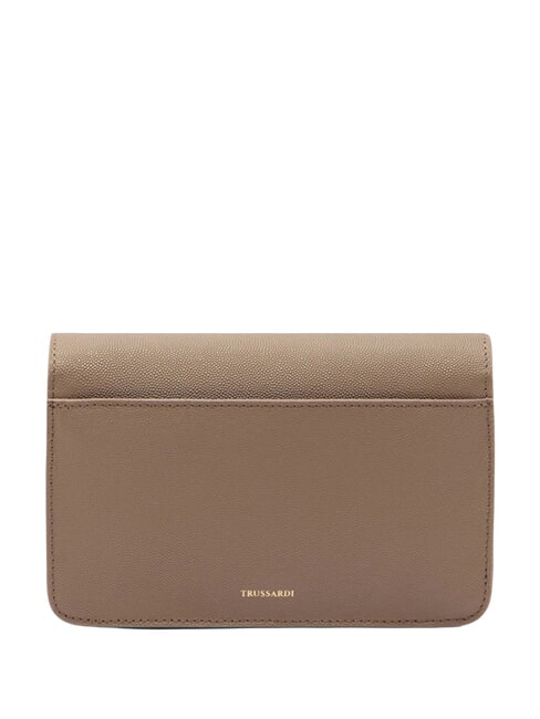 RIVETTO Mini sac bandouli&egrave;re en cuir taupe du d&eacute;sert - Sacs pour Femme