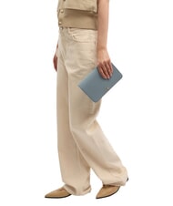 TRUSSARDI RIVETTO Mini sac bandouli&egrave;re en cuir citadelle - Sacs pour Femme - 2