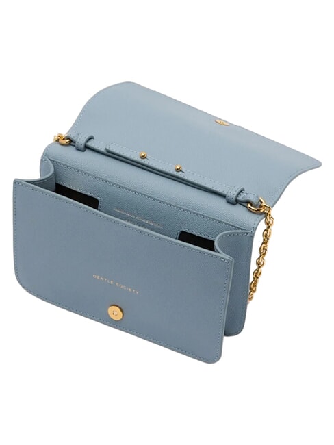 RIVETTO Mini sac bandouli&egrave;re en cuir citadelle - Sacs pour Femme