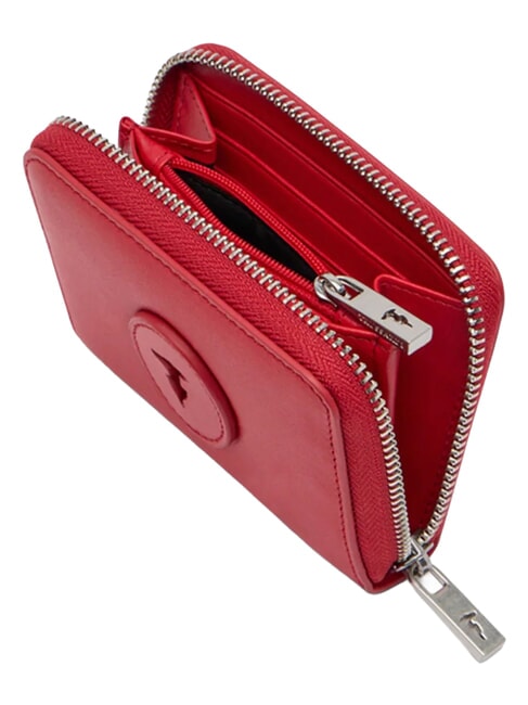 SOCIETY portefeuille en cuir rouge - Portefeuilles Femme