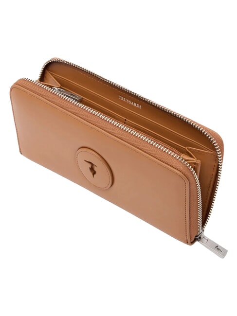 SOCIETY Portefeuille Zip Around nouveau brandy - Portefeuilles Femme