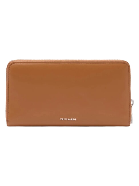 SOCIETY Portefeuille Zip Around nouveau brandy - Portefeuilles Femme