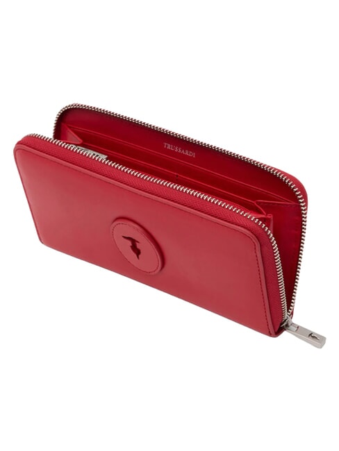 SOCIETY Portefeuille Zip Around rouge - Portefeuilles Femme