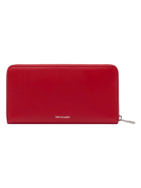 SOCIETY Portefeuille Zip Around rouge - Portefeuilles Femme