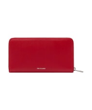 TRUSSARDI SOCIETY Portefeuille Zip Around rouge - Portefeuilles Femme - 3