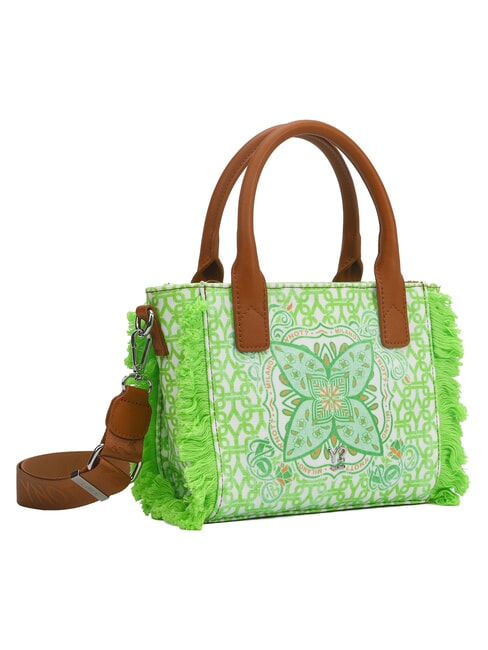 SAMOA Sac &agrave; main avec bandouli&egrave;re citron vert - Sacs pour Femme