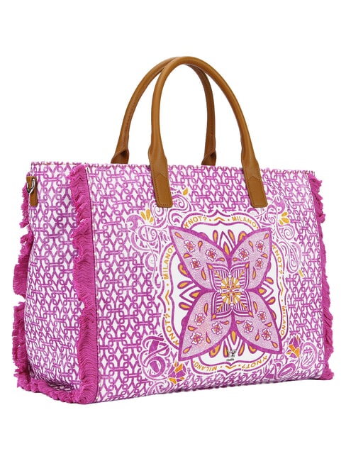 SAMOA Sac &agrave; main avec bandouli&egrave;re pivoine - Sacs pour Femme
