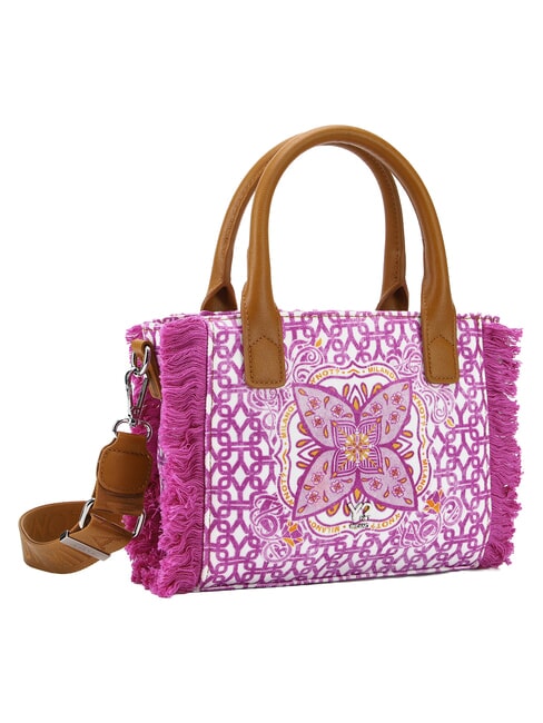 SAMOA Sac &agrave; main avec bandouli&egrave;re pivoine - Sacs pour Femme