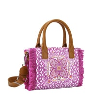 YNOT SAMOA Sac &agrave; main avec bandouli&egrave;re pivoine - Sacs pour Femme - 2