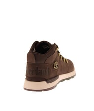 TIMBERLAND SPRINT TREKKER MID  Bottines en cuir  nubuck marron fonc&eacute; noir - Chaussures Homme - 4