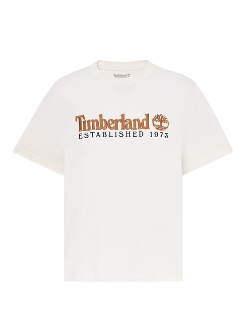ESTABILISHED 1973 T-shirt en coton mill&eacute;sime blanc - T-shirt