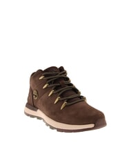 TIMBERLAND SPRINT TREKKER MID  Bottines en cuir  nubuck marron fonc&eacute; noir - Chaussures Homme - 2
