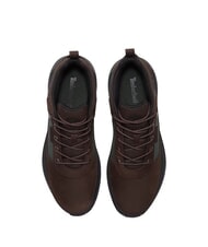 TIMBERLAND FIELD TREKKER Baskets nubuck brun fonc&eacute; vert fonc&eacute; - Chaussures Homme - 4