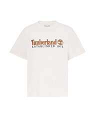 TIMBERLAND ESTABILISHED 1973 T-shirt en coton mill&eacute;sime blanc - T-shirt - 3
