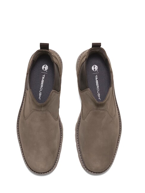 BRITTON ROAD Bottines nubuck marron moyen - Chaussures Homme