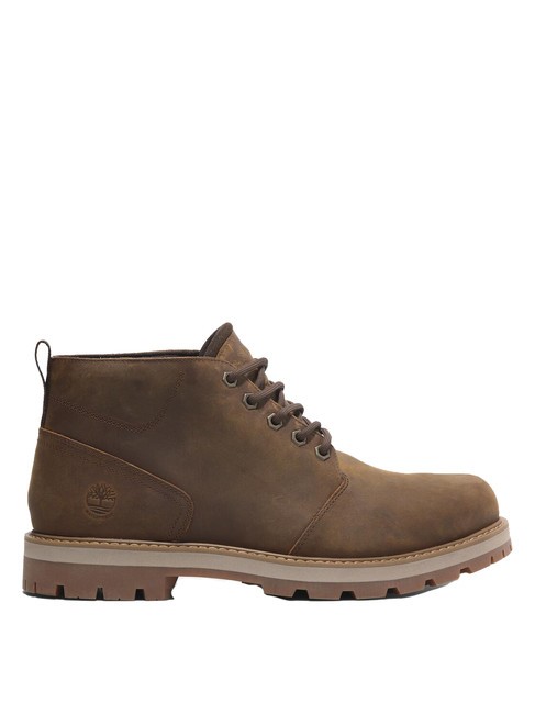 BRITTON ROAD  Chaussures en cuir imperm&eacute;ables rouille pleine fleur - Chaussures Homme