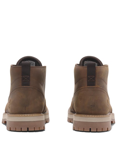 BRITTON ROAD  Chaussures en cuir imperm&eacute;ables rouille pleine fleur - Chaussures Homme