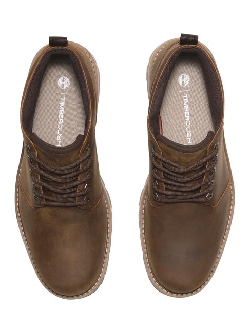 BRITTON ROAD  Chaussures en cuir imperm&eacute;ables rouille pleine fleur - Chaussures Homme