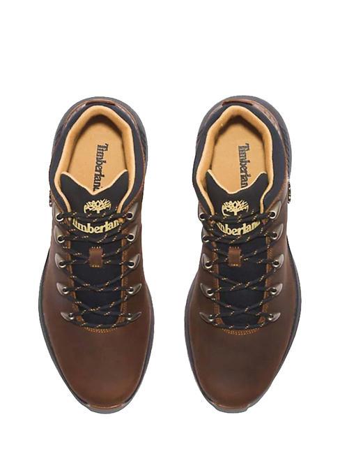 SPRINT TREKKER Botte en cuir et tissu &eacute;pice cathay - Chaussures Homme