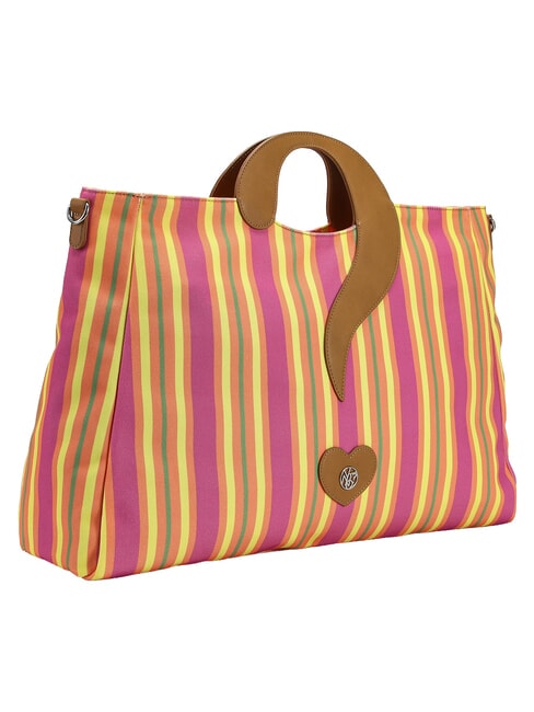 STRIPES Sac &agrave; main avec bandouli&egrave;re orange - Sacs pour Femme