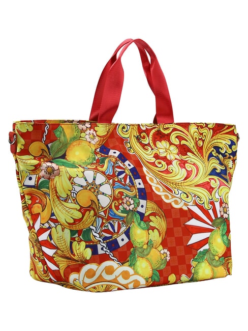 MODICA Sac cabas bandouli&egrave;re, avec bandouli&egrave;re cerise - Sacs pour Femme