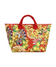 YNOT MODICA Sac de plage, &agrave; main cerise - Sacs pour Femme - 2