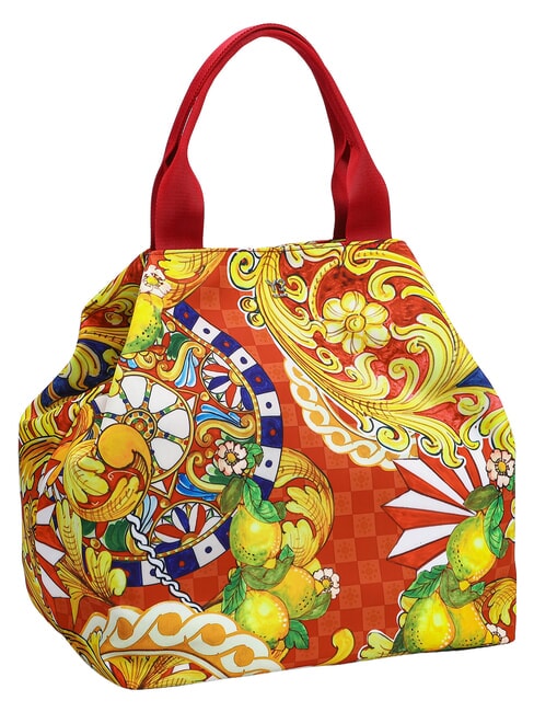 MODICA Sac cabas bandouli&egrave;re, avec bandouli&egrave;re cerise - Sacs pour Femme