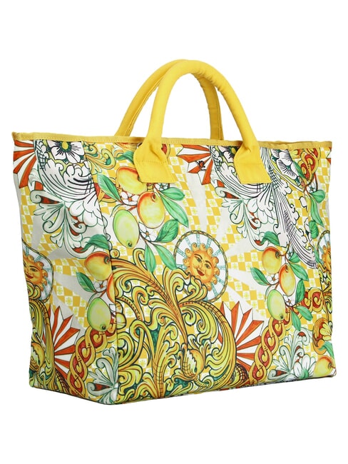 MODICA Sac de plage, &agrave; main citron - Sacs pour Femme