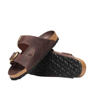 BIRKENSTOCK ARIZONA BIG BUCKLE HEX pantoufle sandale en cuir huil&eacute; La Habana - Chaussures Femme - 4