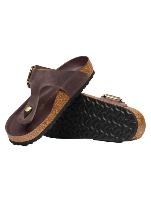 GIZEH BIG BUCKLE HEX pantoufle en cuir La Habana - Chaussures Femme