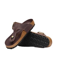 BIRKENSTOCK GIZEH BIG BUCKLE HEX pantoufle en cuir La Habana - Chaussures Femme - 3