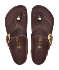 BIRKENSTOCK GIZEH BIG BUCKLE HEX pantoufle en cuir La Habana - Chaussures Femme - 4