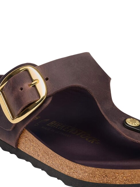 GIZEH BIG BUCKLE HEX pantoufle en cuir La Habana - Chaussures Femme
